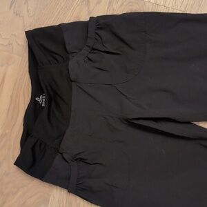 Prana elastic waist hiking athletic capri pants women's size Sm